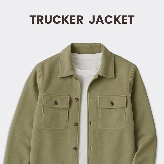 Jaket Trucker Pria Casual Outfit Distro BR0GUY  PROMO