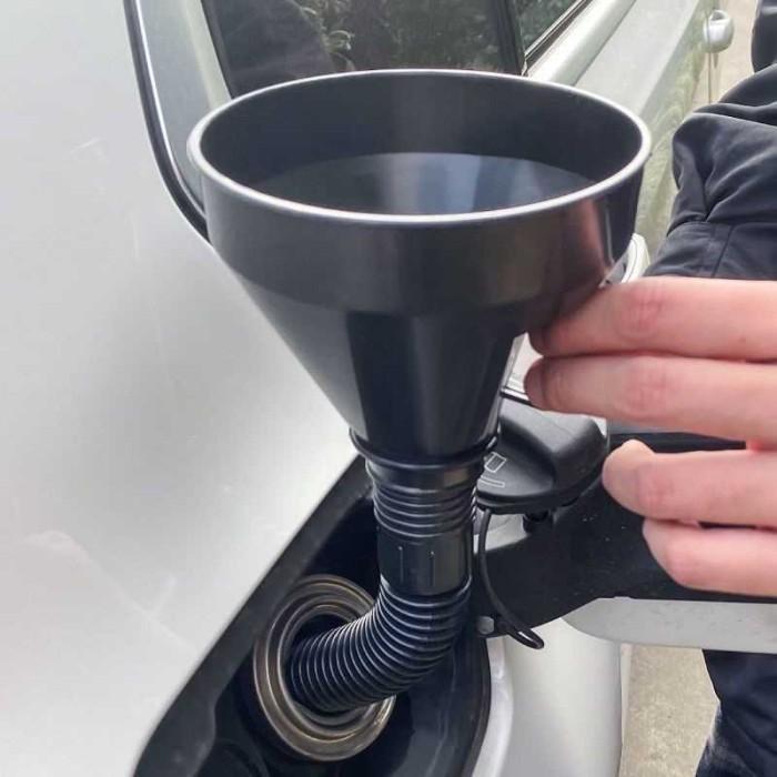 Corong Selang Fleksibel Isi Minyak Bensin Oli Mobil Motor Kendaraan Bulat Kotak with Saringan Alat K