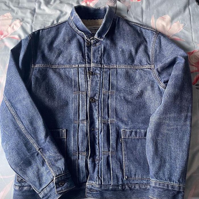 Levis Made & Crafted Type II Worn Trucker Jacket Sherpa [289430030]