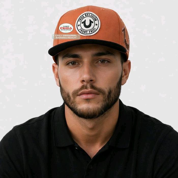 Topi Baseball True Religion Brand Jeans Art:TR2945 Color:Caramel Cafe Black 100 % cotton Size: One S
