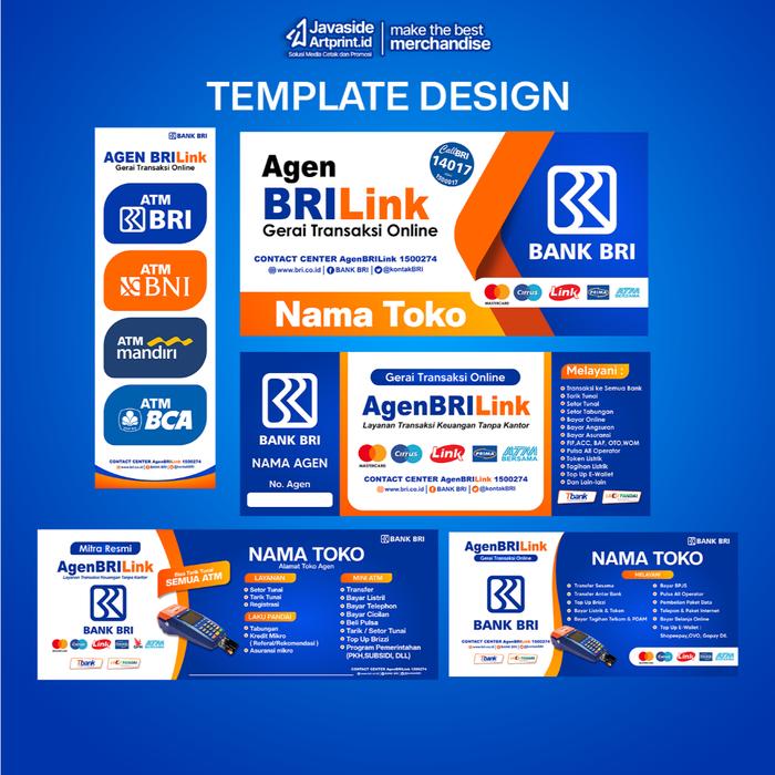 Safitiri Banner Agen Brilink  Bahan Flexy 280 Gr – Free Desain –  Berkualitas – Brilink002-All
