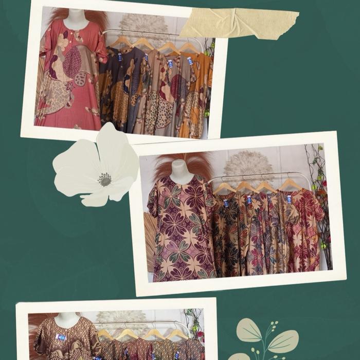 daster ibu jumbo Lasem premium, daster rayon premium, daster batik adem, daster Busui frendly, daste