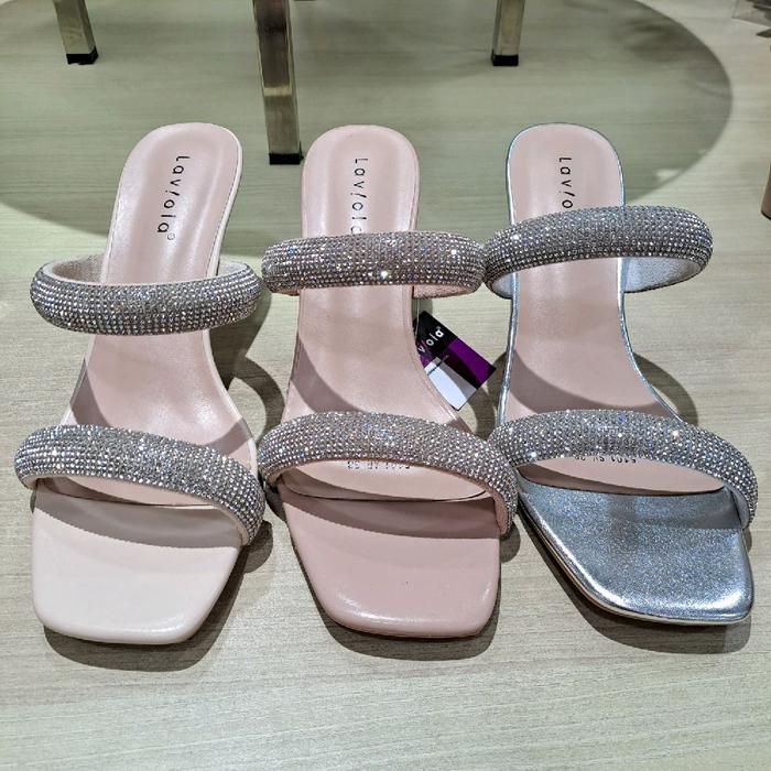 sandal pesta wanita laviola Heels Shoes High