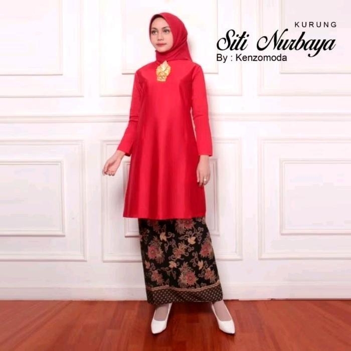 Baju Kurung Iriana/Baju Kurung Melayu/Baju Kurung Tafeta/Baju Kurung Polos Wanita Dress Lilit Panjan