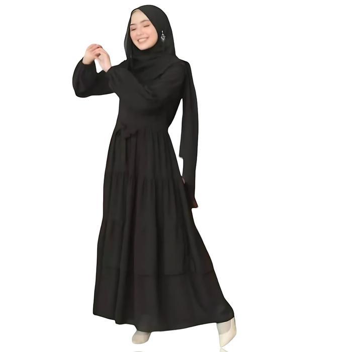 Baju Gamis Canda Susun Wanita Dewasa - Model - Dress, Muslim Remaja Maxi Syari