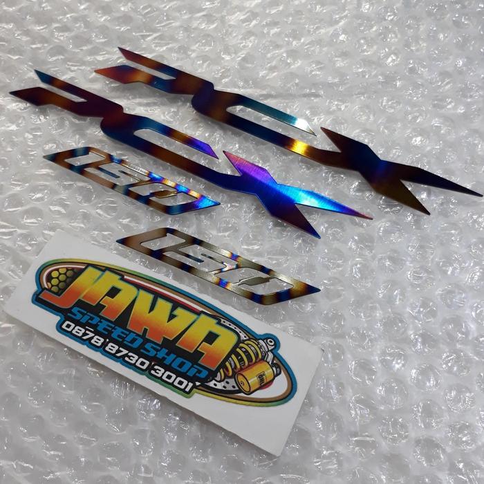 Emblem PCX 150 titanium burn mufact thailand OSEAN