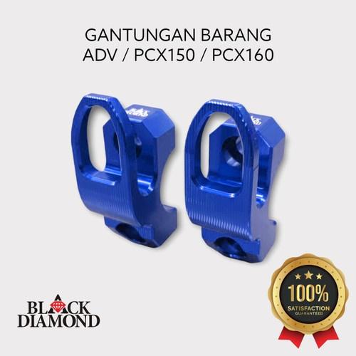 Hook Gantungan Barang Stang Bawah Spion PCX ADV 150 160 Black Diamond