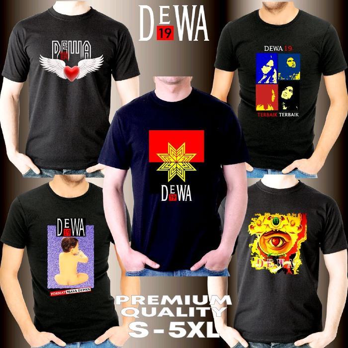 promo Kaos Dewa19 Band Legend Official Baju Tshirt Oblong Sablon Bahan Katun Combed Koleksi Edisi Te