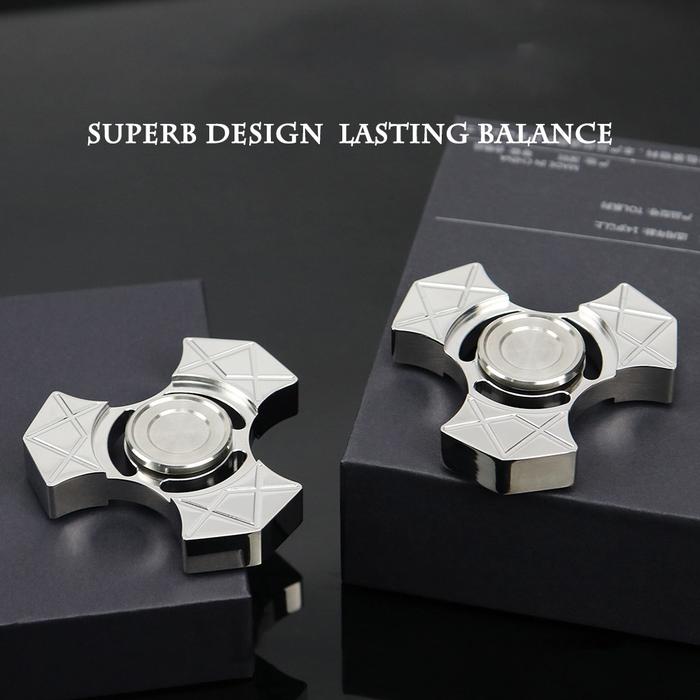 Ferris Wheel Mainan Fidget Spinner Gear Logam Anti Karat Mainan Anti