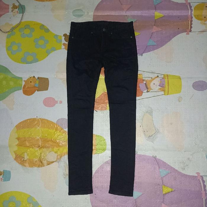 Fuga Japan Black Skinny Fit Denim Celana Jeans Hitam Original Vanquish Semantic Design Hysteric Glam