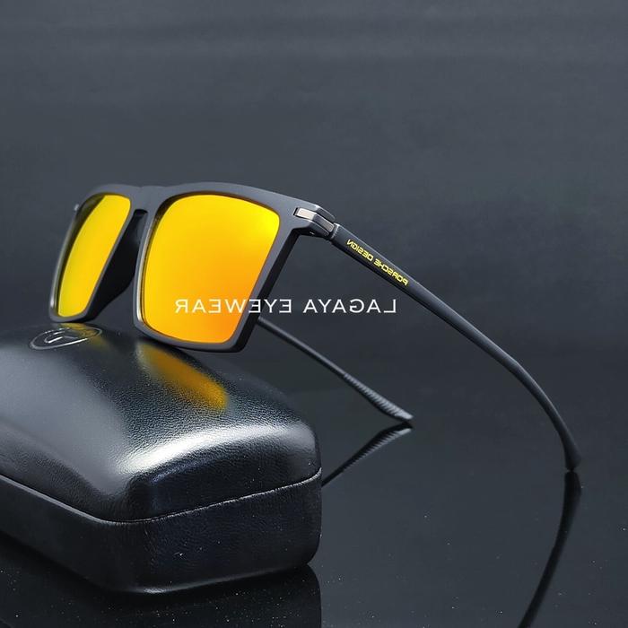 KACAMATA SPORT PORSCHE 1819 POLARIZED ANTISILAU ANTIRADIASI FRAME POLYCAONATE OUTDOOR INDOOR BERSEPE