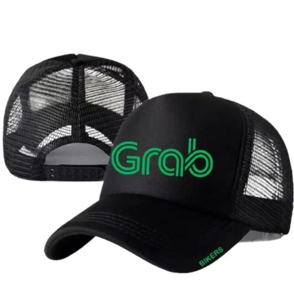 [ DjavaKaos.id ] TOPI DRIVER GRAB OJOL - Topi trucker jaring Pria Wanita Dewasa