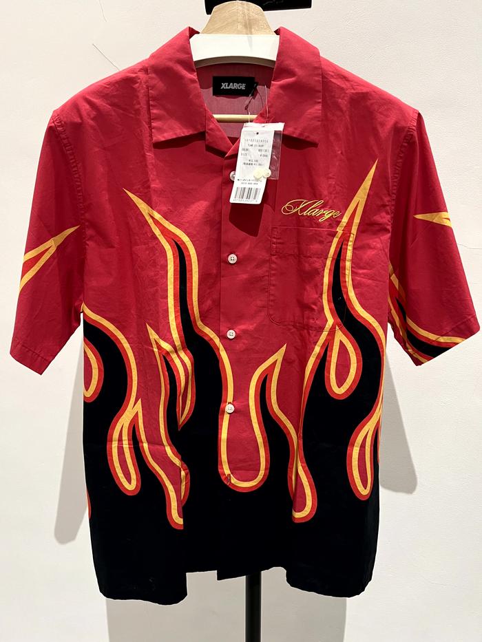 Xlarge Flame S/S Shirt / Kemeja 2022 Original