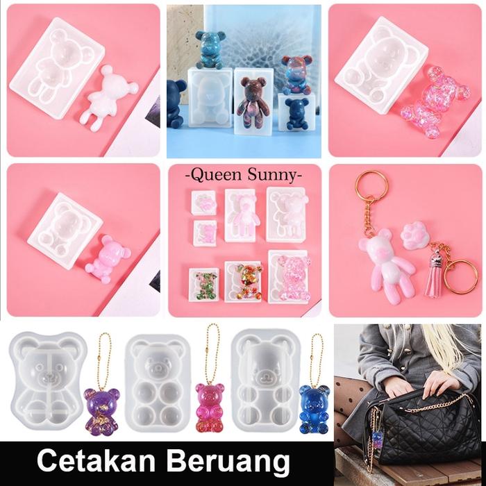 Cetakan Beruang Cetakan Resin Cetakan Clay Cetakan Silikon Silicone Mold Resin
