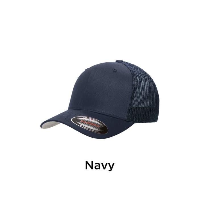TERLARISS Topi Flexfit Yupoong 6511 Trucker Mesh Nyaman S/M PREMIUM