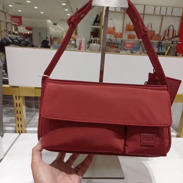 ELLE 3216 Tas Shoulder Bag Parasut Nilon Wanita Hobo Bahu Original Depstore Mall ORI Counter