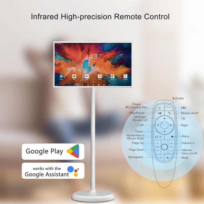 Touch Screen 21.5 Inch Incell Smart Display Lcd Touch Screen Indoor Android 12 Portable Smart Stand 