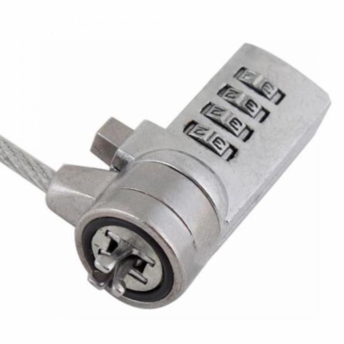 Kunci Pengaman Laptop Code Number Security Lock - 18458 Kensington Lock Notebook Kabel Kuat