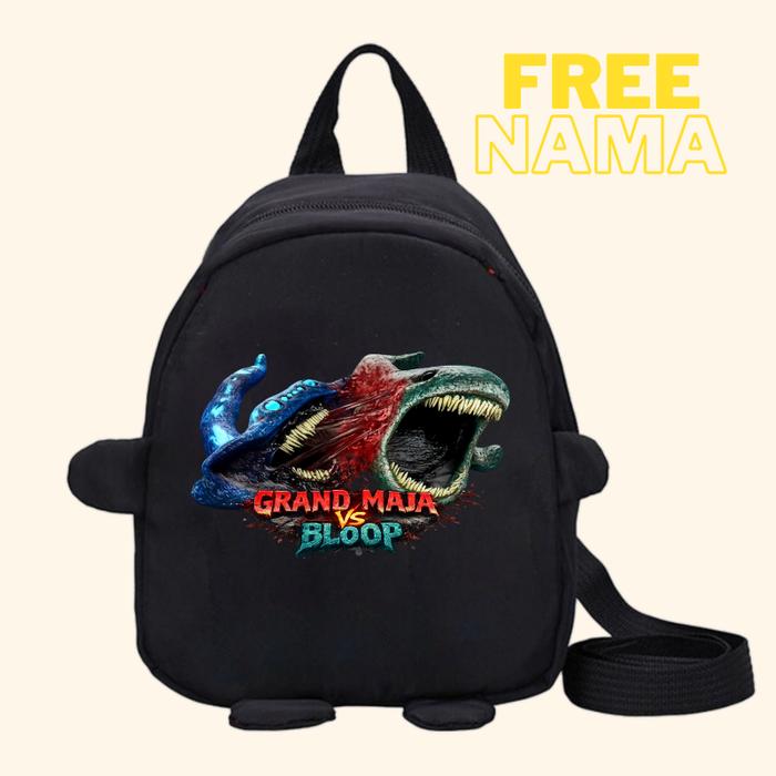 tas ransel sekolah anak tk paud motif GRAND MAJA VS THE BLOOP