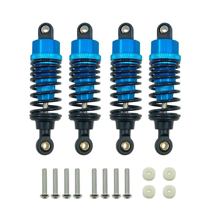 4Pcs Aluminium Alloy Shock Absorber Damper Set untuk Tamiya TT-01
