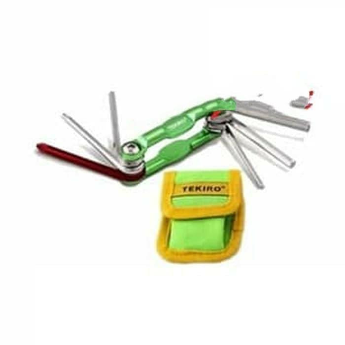 Kunci Sepeda Lipat Set 6 Pcs Bike Toolkit Set Tekiro