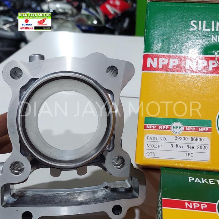 NPP BORING KIT BLOK SEHER SET PISTON NMAX NEW B6H AEROX NEW B65 CYLINDER BLOCK ASSY YAMAHA NMAX NEW 
