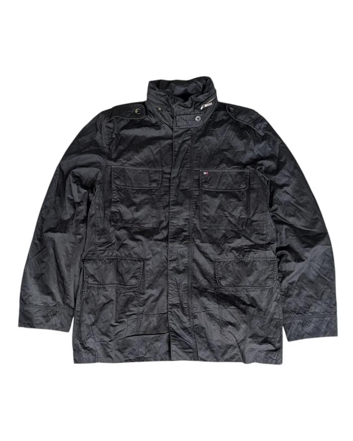 TOMMY HILFIGER - Jaket Pria Jaket Parka Pria Hitam Size M