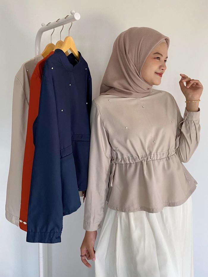 Arilya Twinkle Butter Beige - Baju Dewasa - Casual -