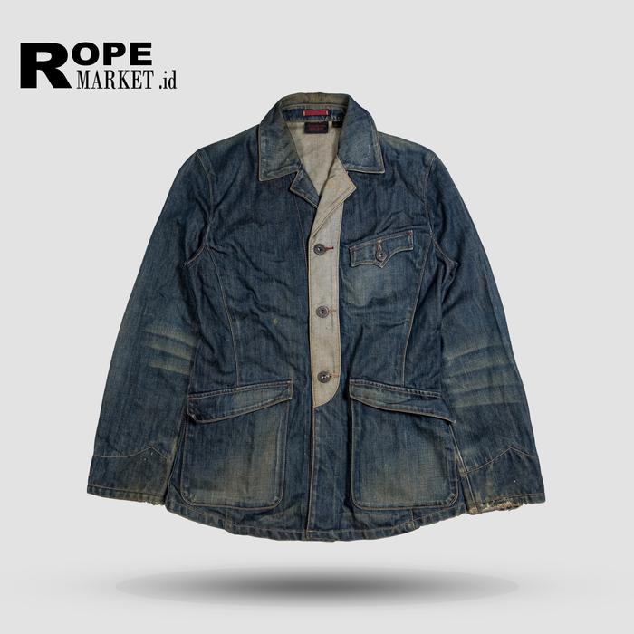 Vintage LEVI's LEVI STRAUSS REDLOOP Denim Jacket Not Schoot Avirex Evisu Carharrt