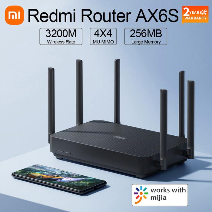 Xiaomi Mijia Original Redmi Router AX6S 3-Gigabit High Gain Mesh