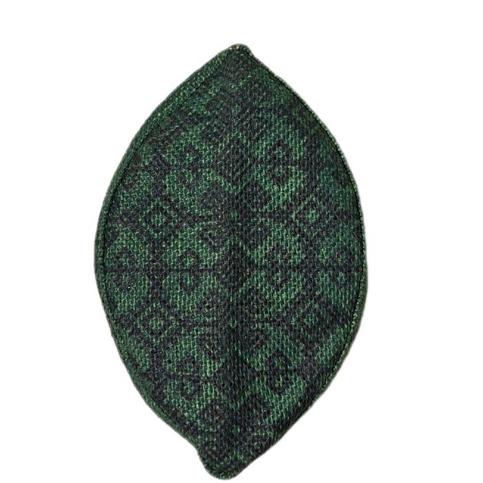 Peci Goni Kopiah Motif Batik Hijau Unik Pria Dewasa Muslim Standar