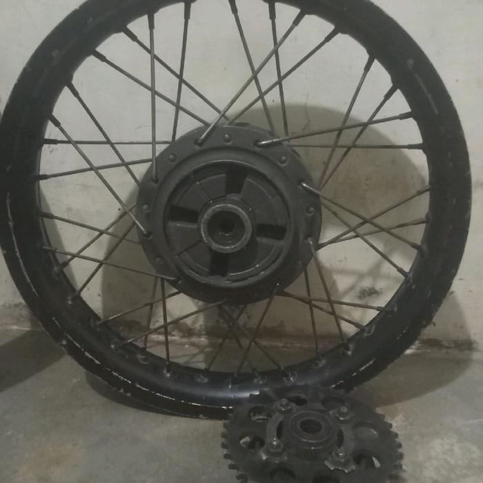 velg Rossi italy set nap gear buat motor rx king ring 17/2.15, +nap gear 39T