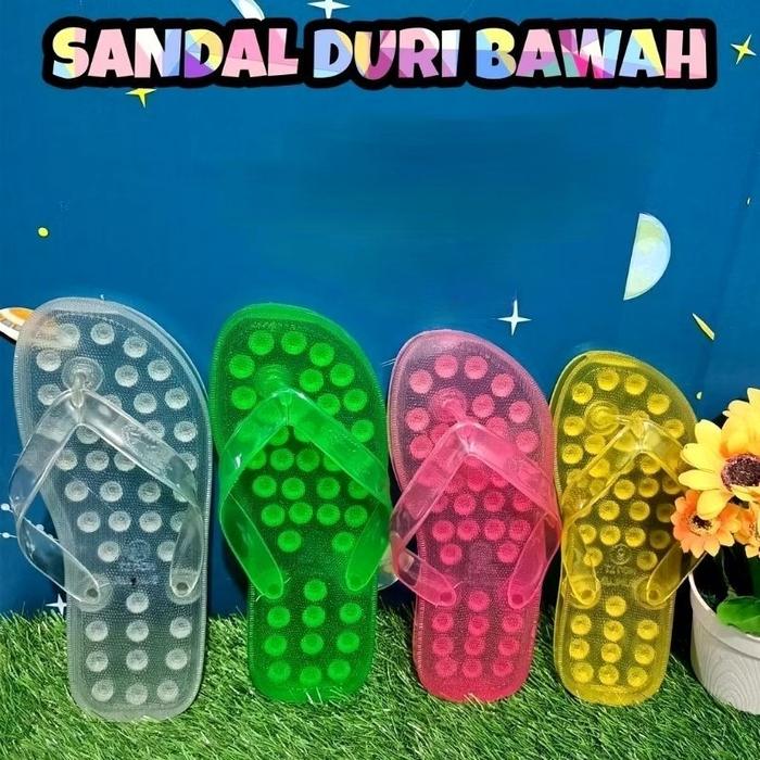 Sandal duri bawah / Sandal anti licin /Sendal jepit /Sandal pria dan Wanita / Sandal kesehatan refle