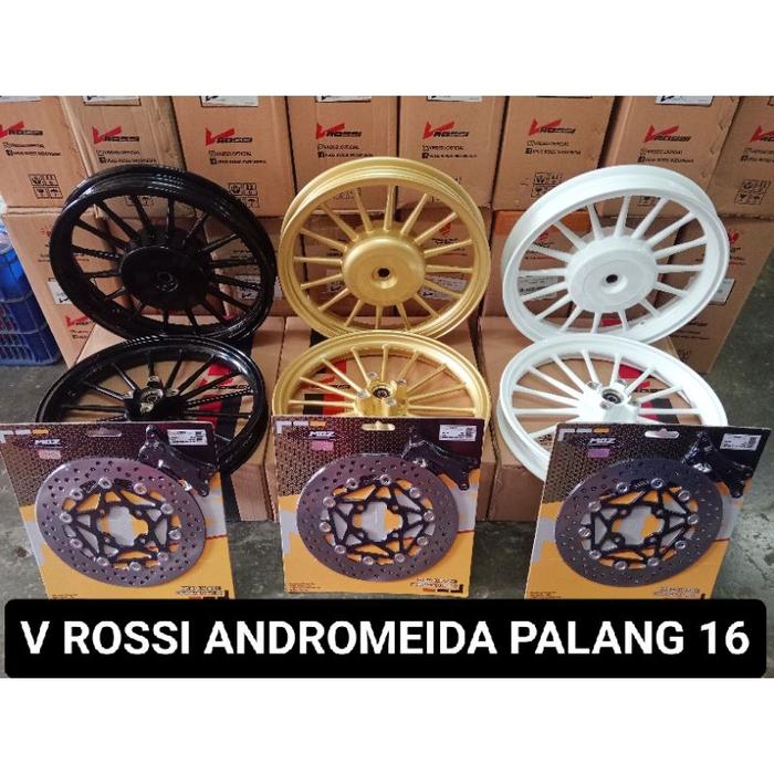 VELG/PELAK RACING V ROSSI SPRINT ANDROMEIDA PALANG 16 DELMAN BEAT SCOOPY VARIO 110 GENIO BEAT FI SCO