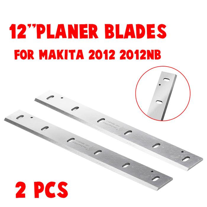 2 buah 12 "HSS Planer pisau 2012NB kayu tebal 305x32x3mm kecepatan