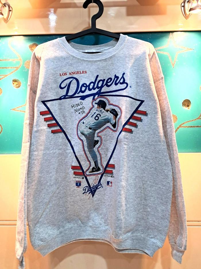 Vintage Hanes Heavyweight MLB Los Angeles Dodgers Copy Right 1995 Crew Neck Size L Oversize Preloved