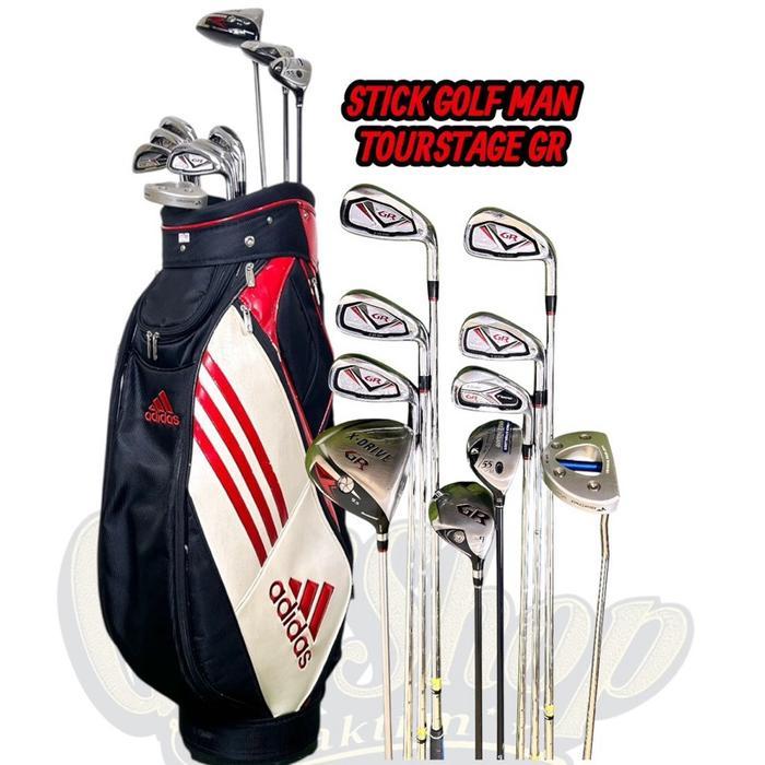 PREMIUM Stick Golf Bridgestone Tourstage GR Second Original Fullset Bag Golf - Set Stick Golf Man Be