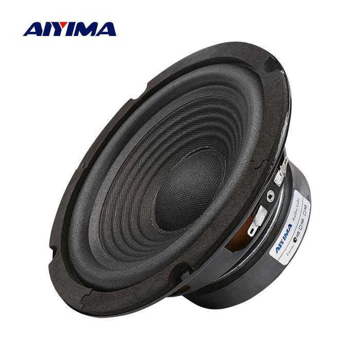 AIYIMA 1Pcs 6.5 Inch Subwoofer Speaker 4 8 Ohm 100W Woofer Speaker