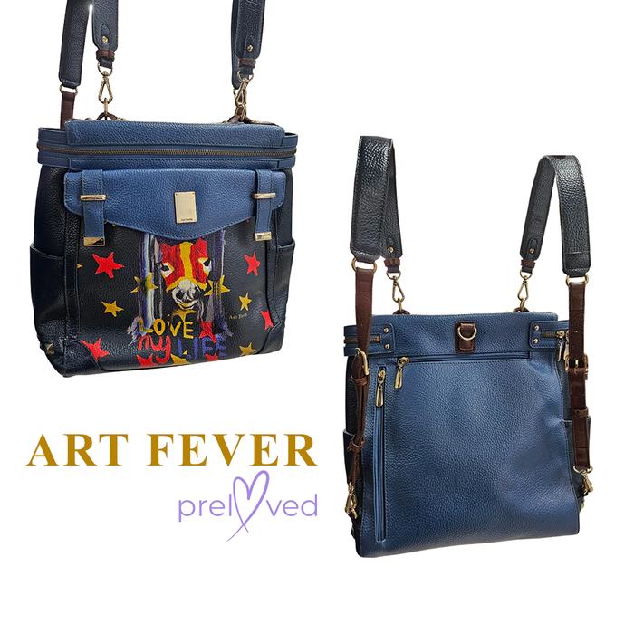 Tas Ransel Brera Art Fever Original Preloved Selempang Wanita Korea