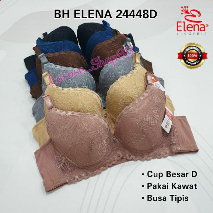 New Bh Elena Cup Besar 24448D Elena Bra Big Cup D Bh Cup Besar Kawat Busa Tipis Kait 3