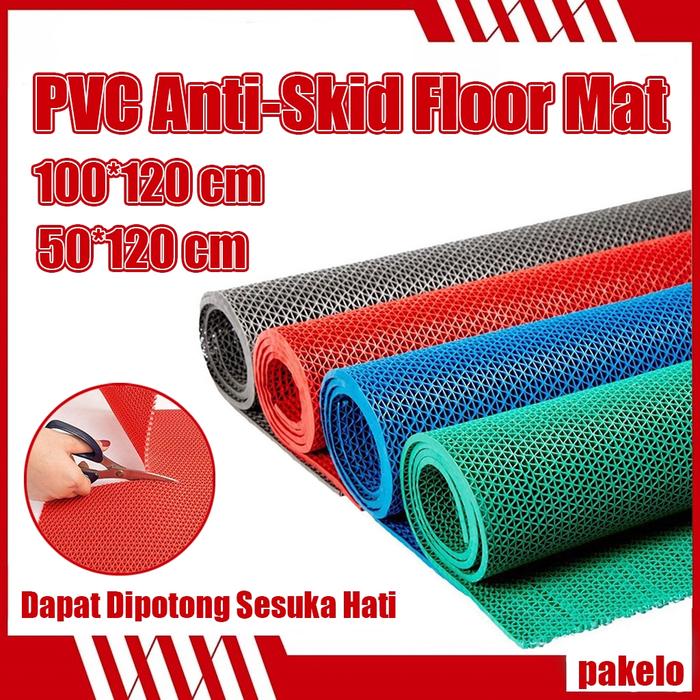 PVC Anti-Skid Floor Mat/Keset Kamar Mandi PVC/100*120cm/Keset Kamar Mandi/Keset Lantai Kamar Mandi A
