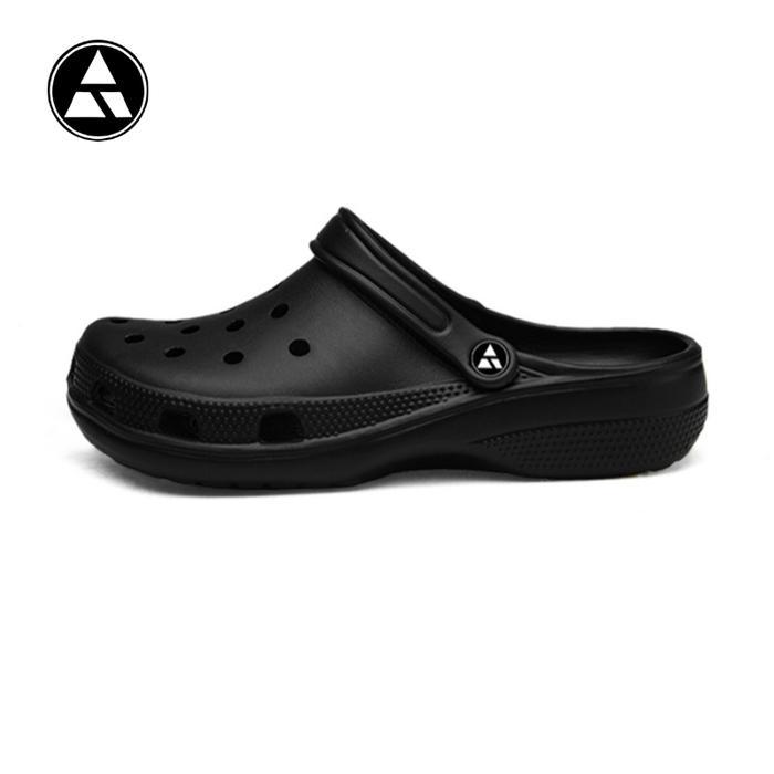 Sandal Kodok Pria Baim Fuji Clog Jelly Anti Air Karet Wedges Big Size 40-45 - Sendal, Shoes