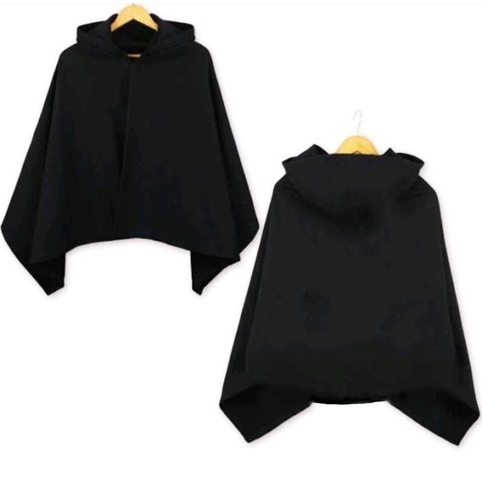 PREMIUM (READY) terjamin jubah anime attack on titan aot bawing polos hitam hijau Jaket terlaris