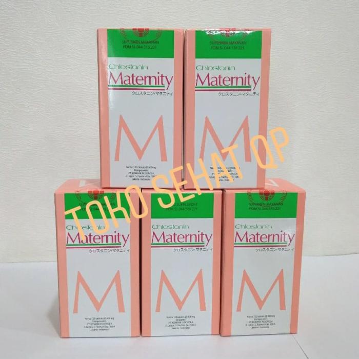 PROMO GUYS Chlostanin Maternity + Kalsium Ibu Hamil + Suplemen Ibu Hamil + Kompak PREMIUM