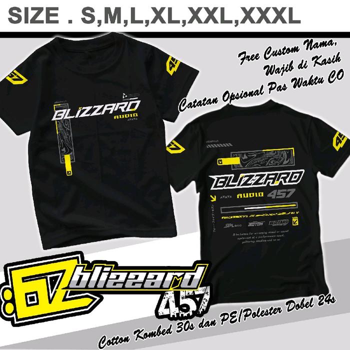 KAOS ANAK BLIZAR AUDIO SOUND HOREG.S.M.L.XL.XXL.