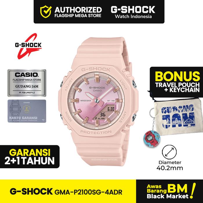 G-Shock GMA-P2100SG-4ADR | Jam Tangan Wanita Cewek | Analog Digital | Anti Air | Original | Casio GS