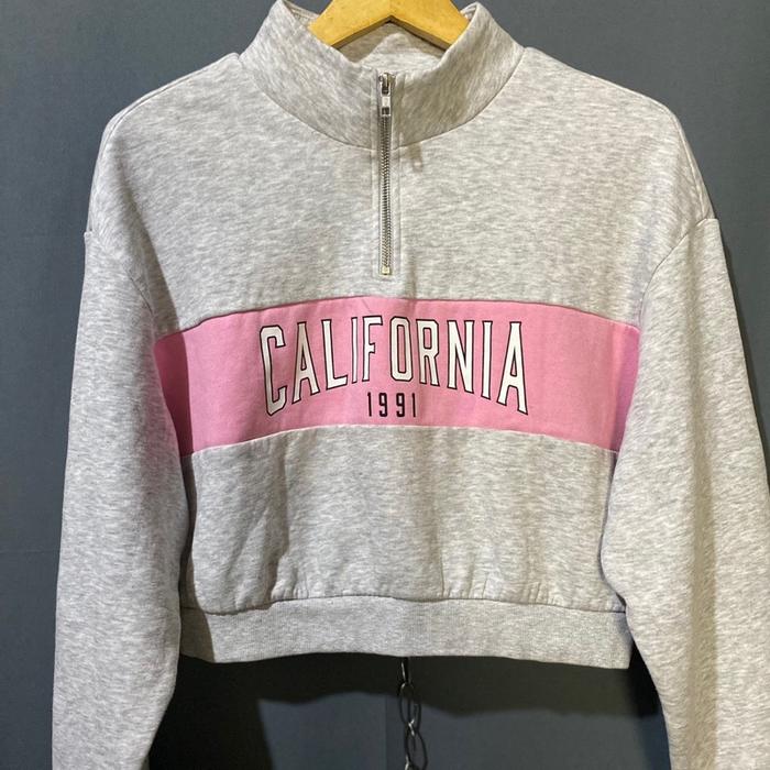 Crewneck Halfziper CALIFORNIA