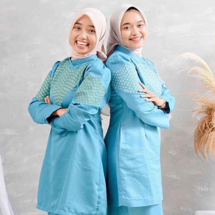 AISYAH - BAJU PKK MELATI BAHAN & SIAP PAKAI || Muslim