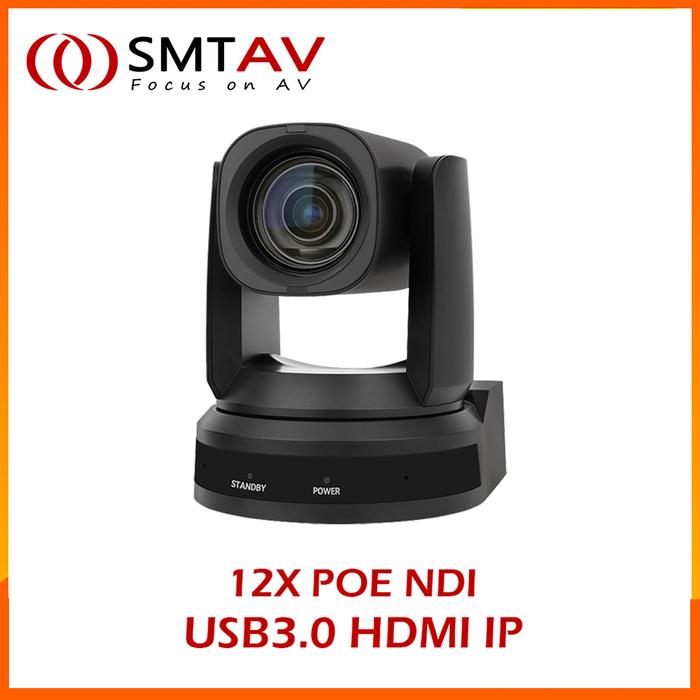 SMTAV Church Broadcasting NDI PTZ Camera 12x Zoom NDI Live Streaming