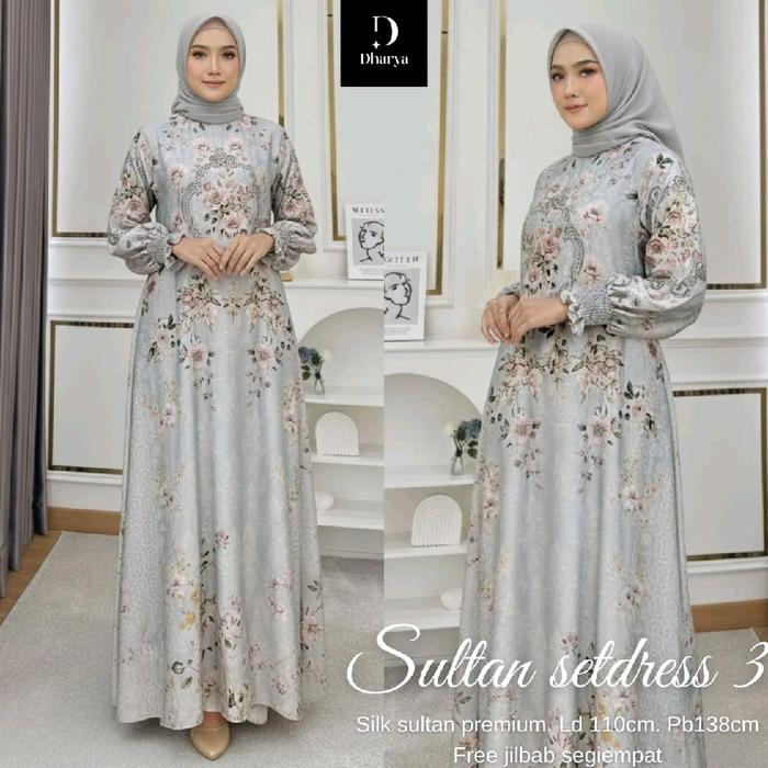 Sultan dress by dharya gamis set hijab